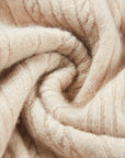 YAYING Cashmere Batwing Sleeves Twilled Sweater
