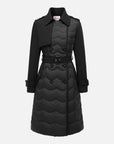 EP YAYING Trench-style Down Jacket