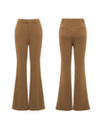 EP YAYING Flare-Leg Pants