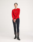 YAYING Round Neck Soft Knit Top