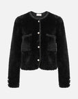 EP YAYING Trimmed Knitted Jacket