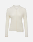 EP YAYING Stand-up Collar Cashmere Knit Top