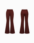 EP YAYING Bootcut Slit-hem Pants