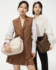 EP YAYING Large Quilted TOGO Clutch Bag In Leather