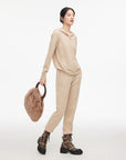 EP YAYING Non-dyeing Cashmere Hoodie