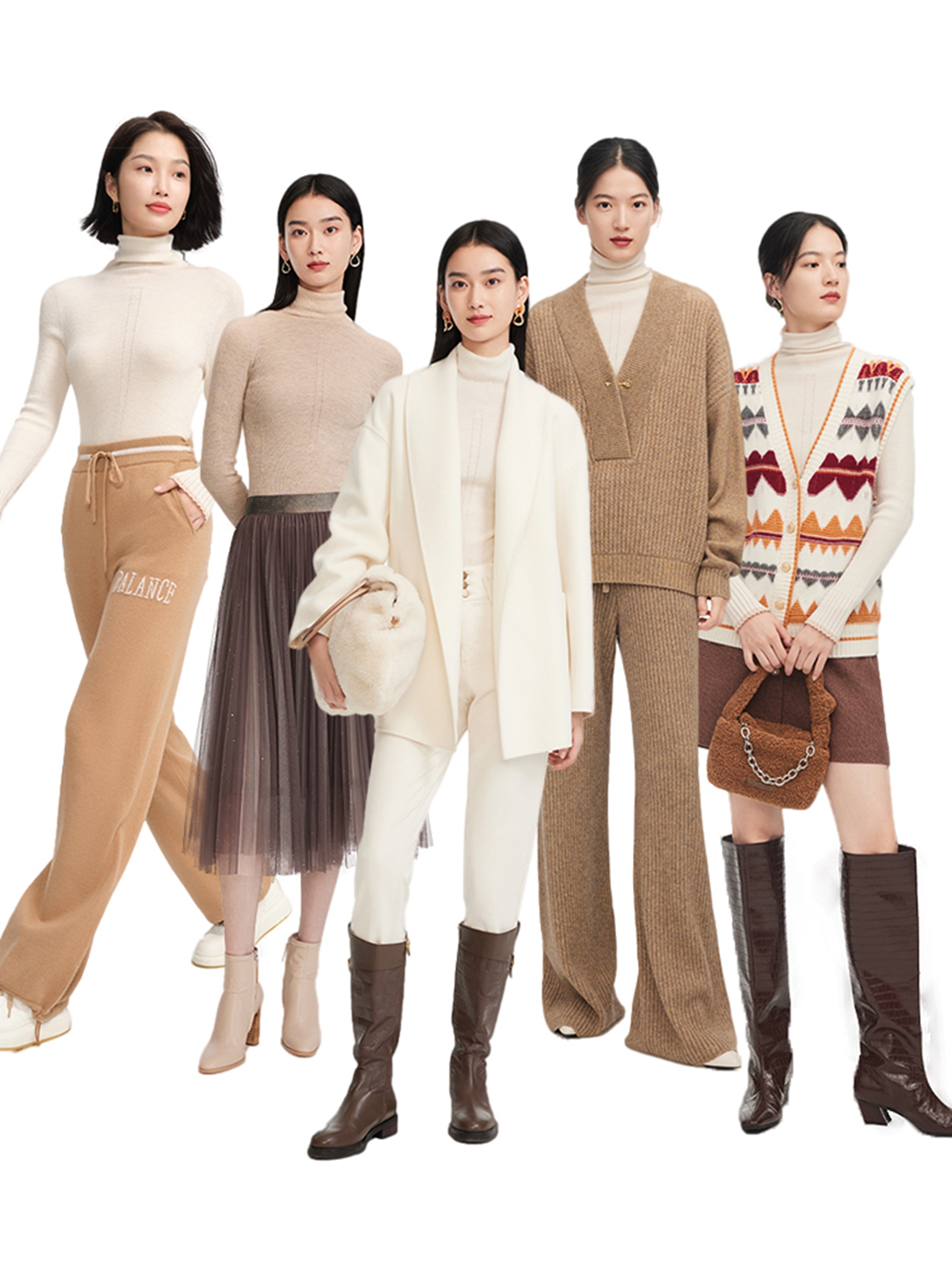 EP YAYING Turtleneck Cashmere Sweater