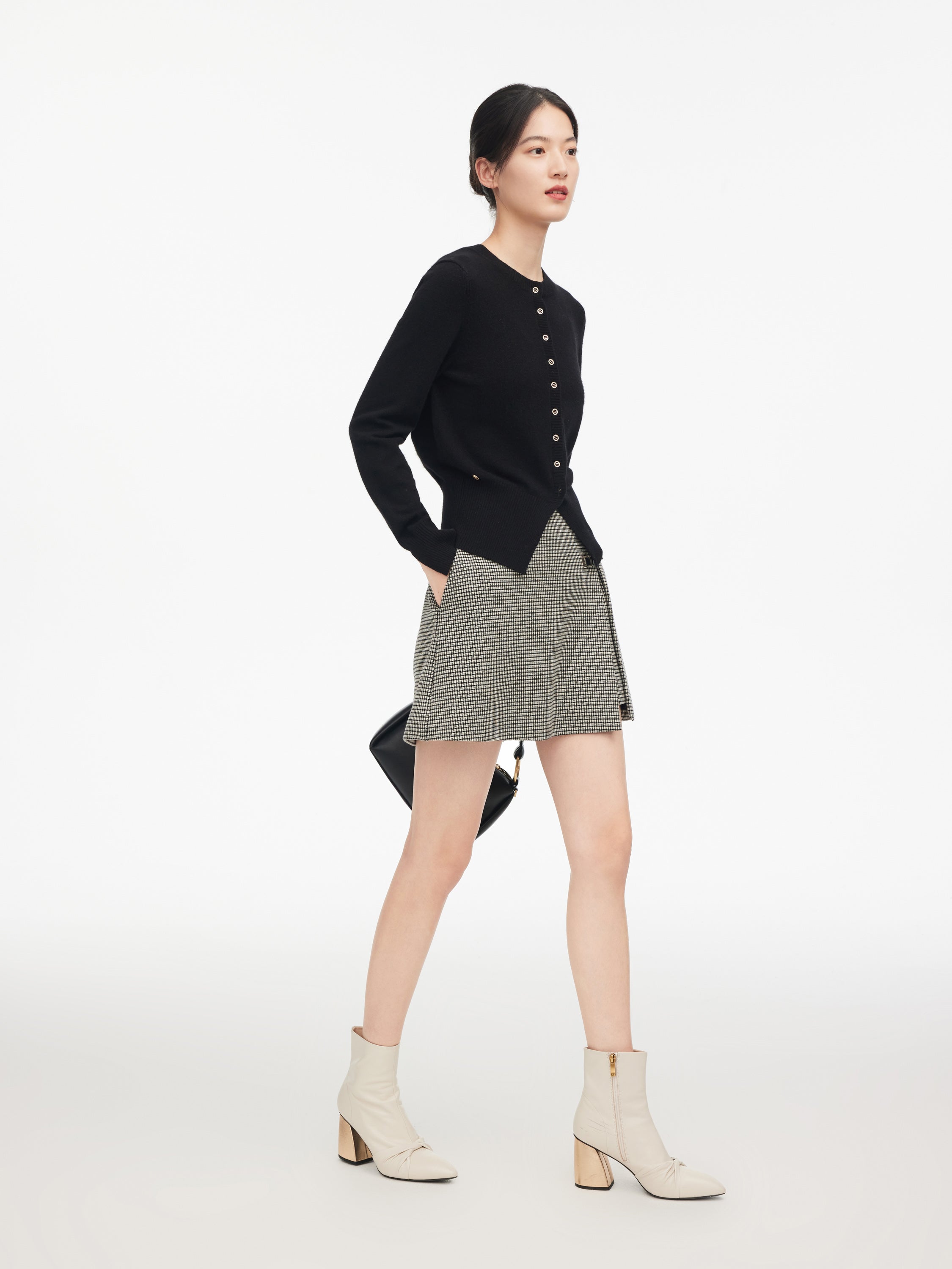 EP YAYING Designed Knitted Cardigan