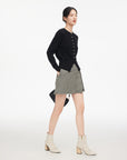 EP YAYING Designed Knitted Cardigan