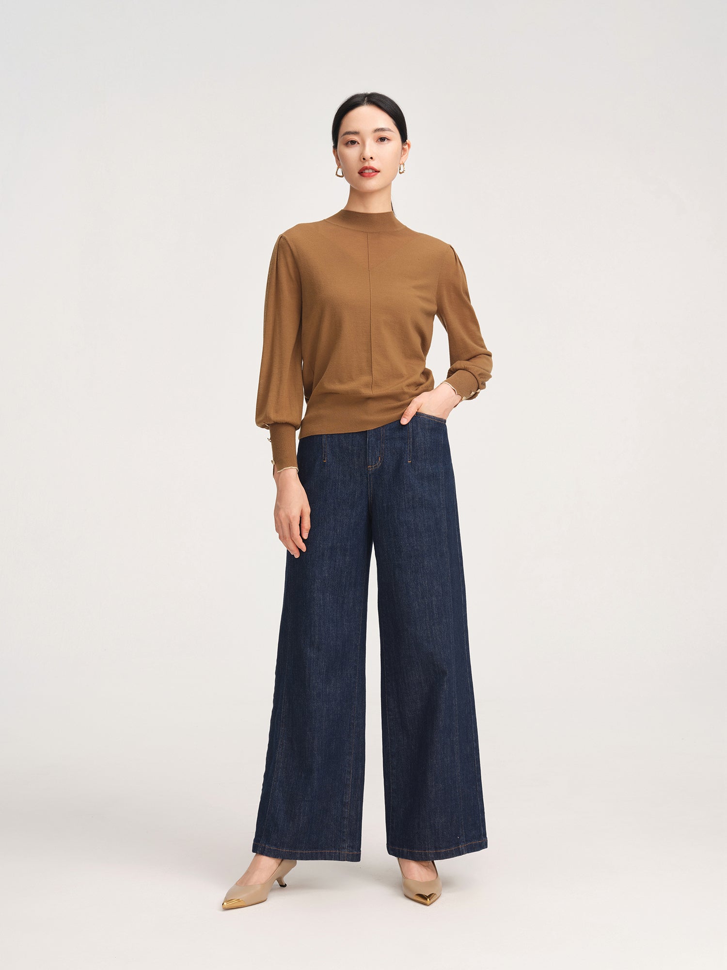YAYING Crewneck Knit Top