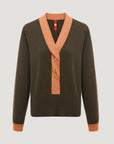 YAYING V-neck Cashmere Sweater