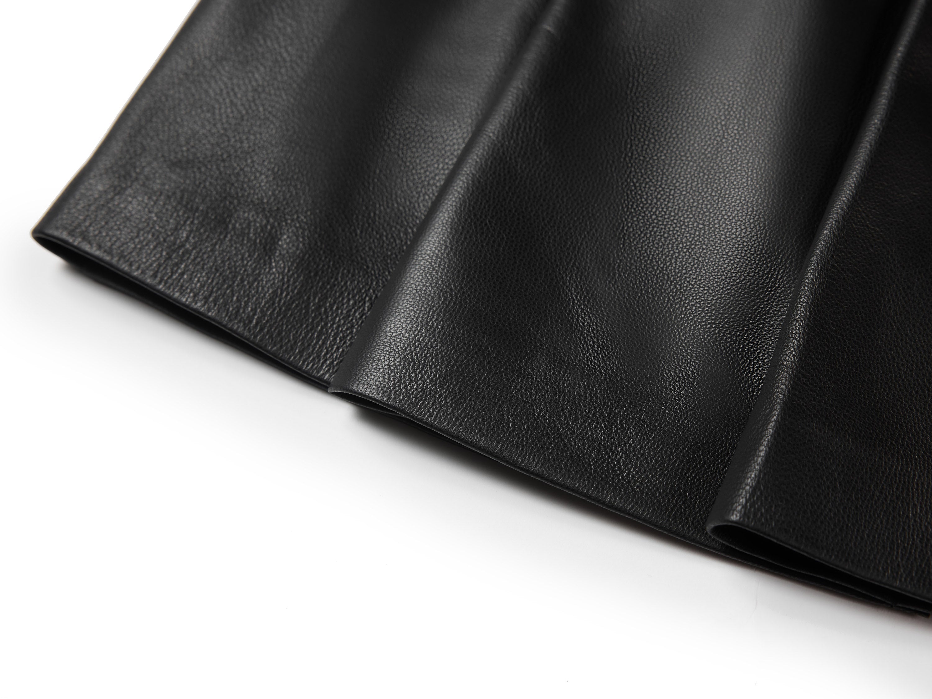 EP YAYING Sheepskin Pleated Mini Skirt