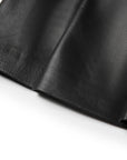 EP YAYING Sheepskin Pleated Mini Skirt