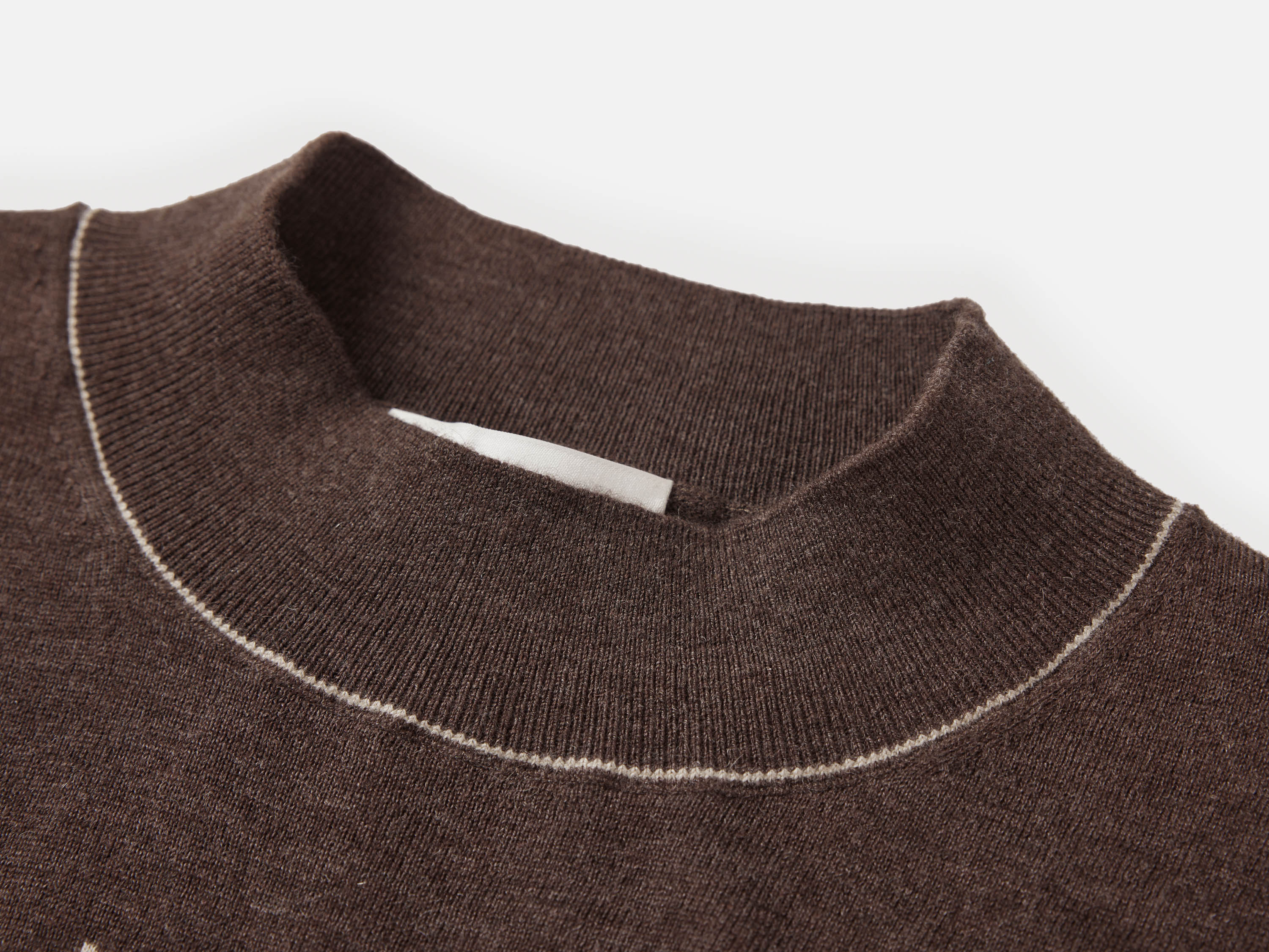 EP YAYING Jacquard Yak Wool Sweater