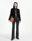 EP YAYING Trimmed Knitted Jacket