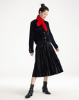 EP YAYING Trimmed Knitted Jacket