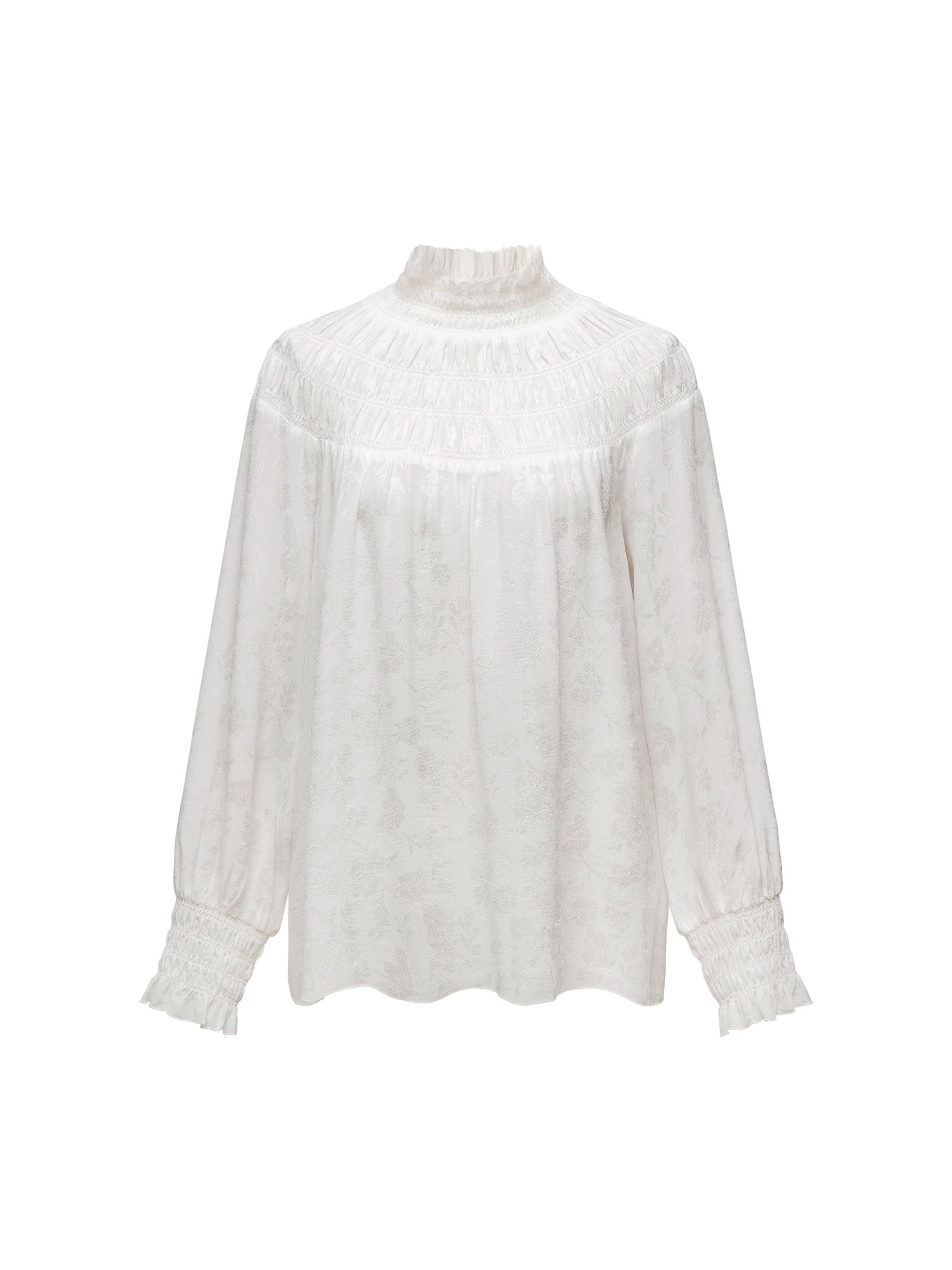 EP YAYING Ruffle-Collar Blouse