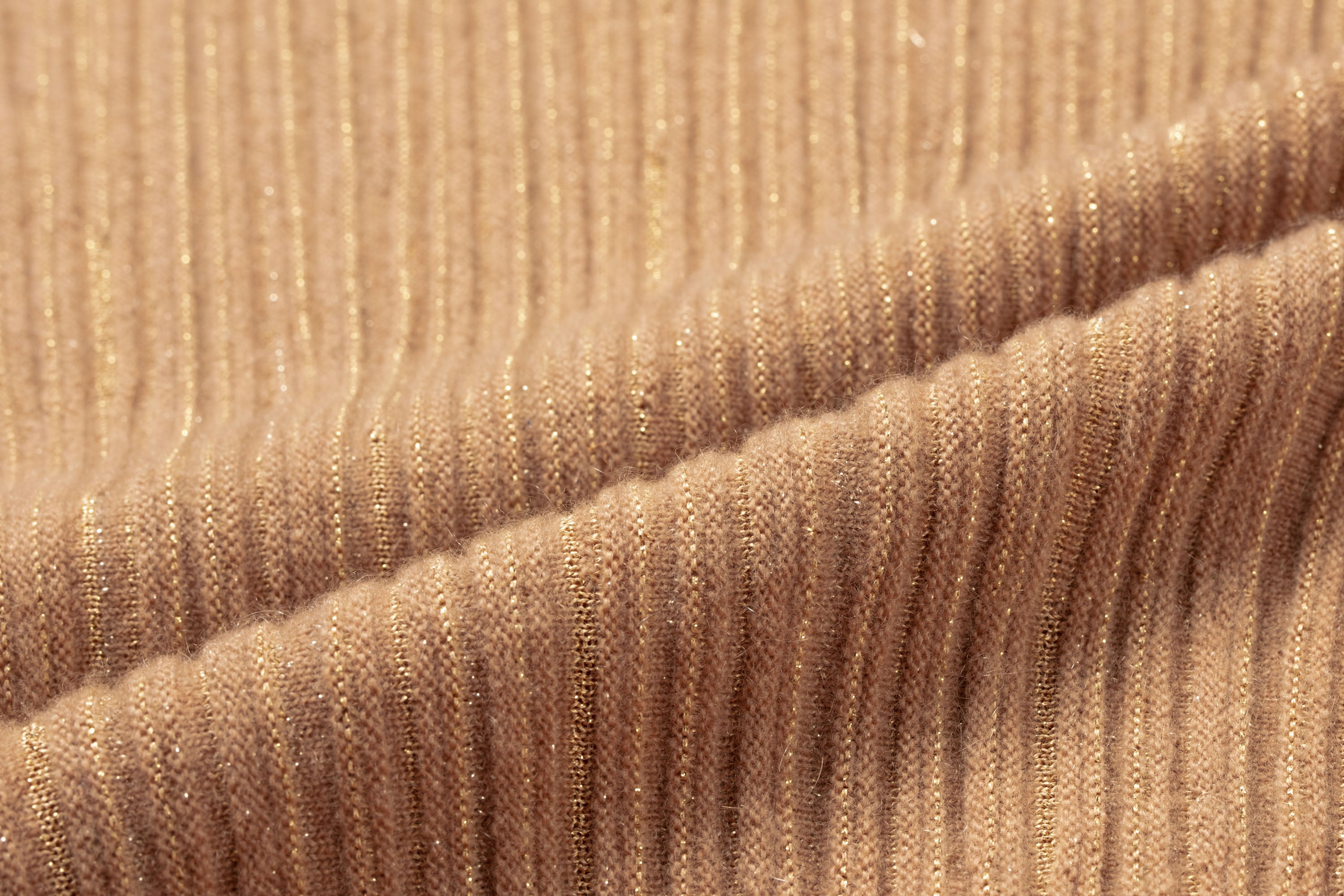 YAYING Puff Sleeve Textured Knited Top
