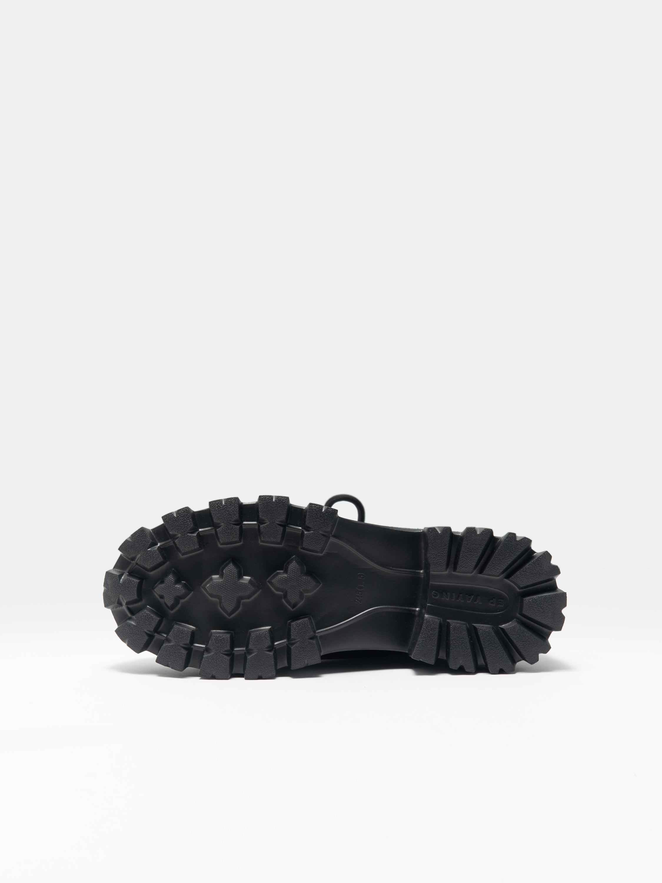 EP YAYING Knit Lace Up Platform Boots