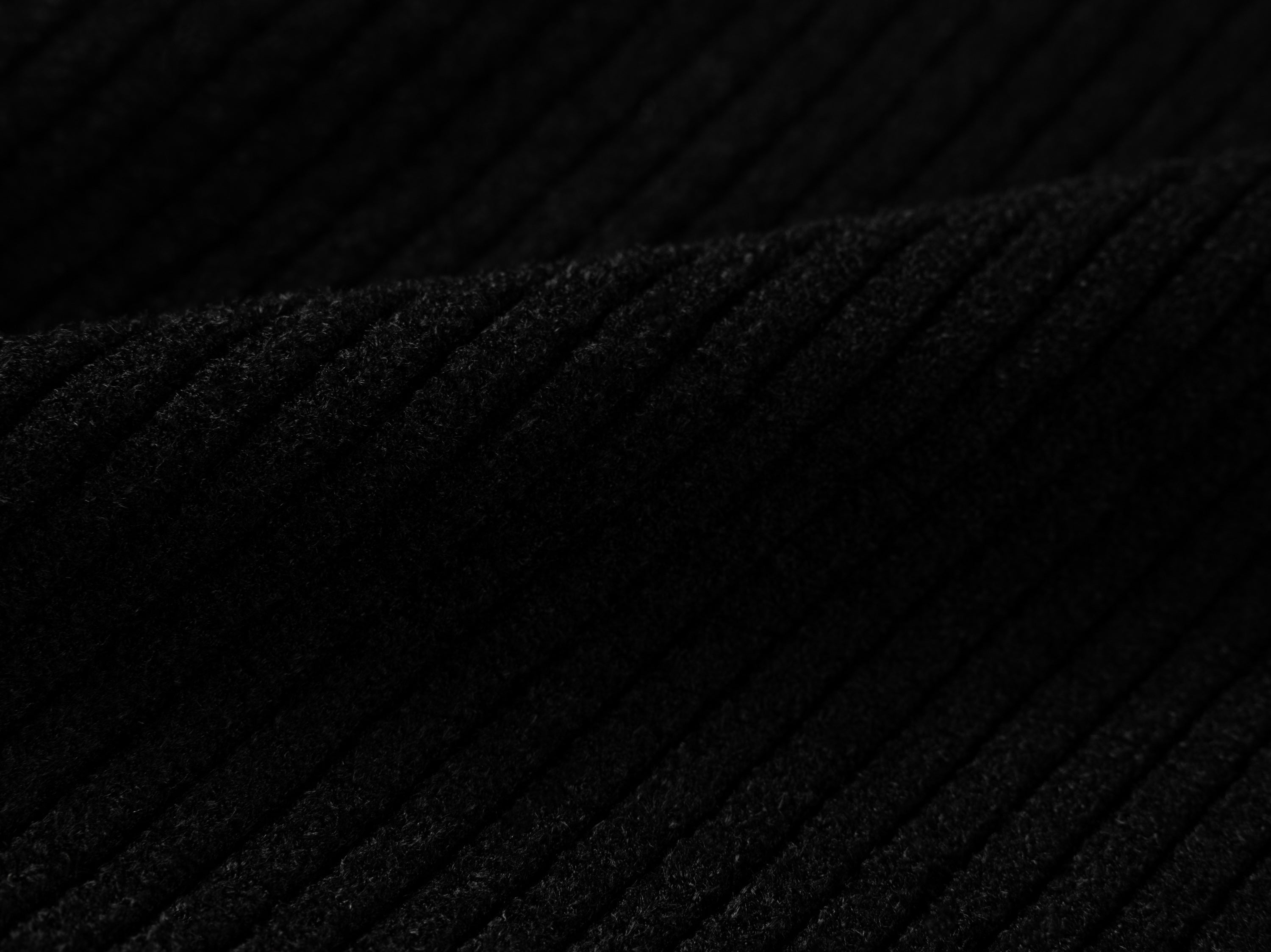 EP YAYING Black Velvet Knit Top