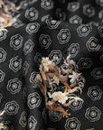 EP YAYING Bow High-Neck Printed Shirt