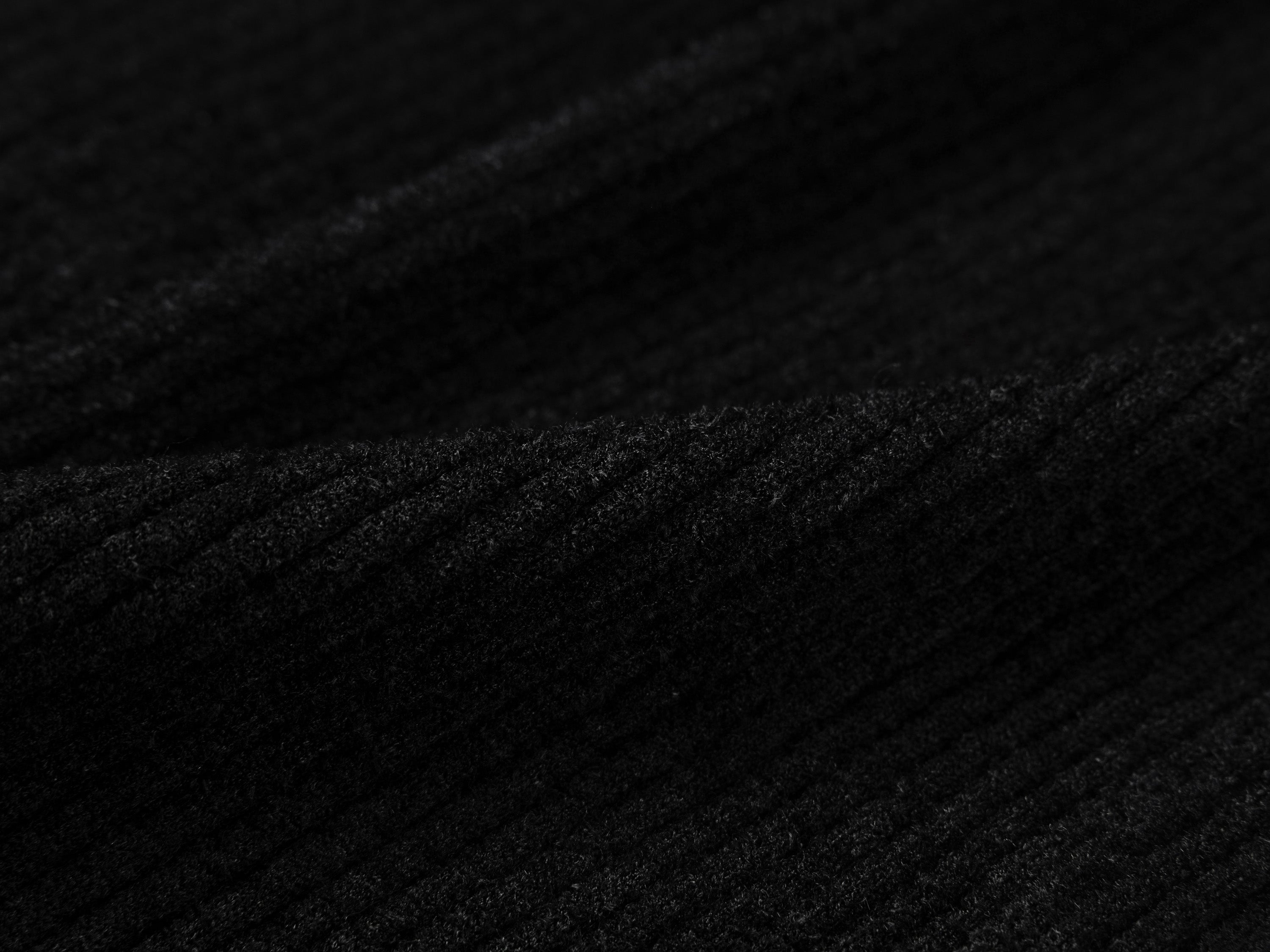 EP YAYING Straight-leg Black Knitted Skirt