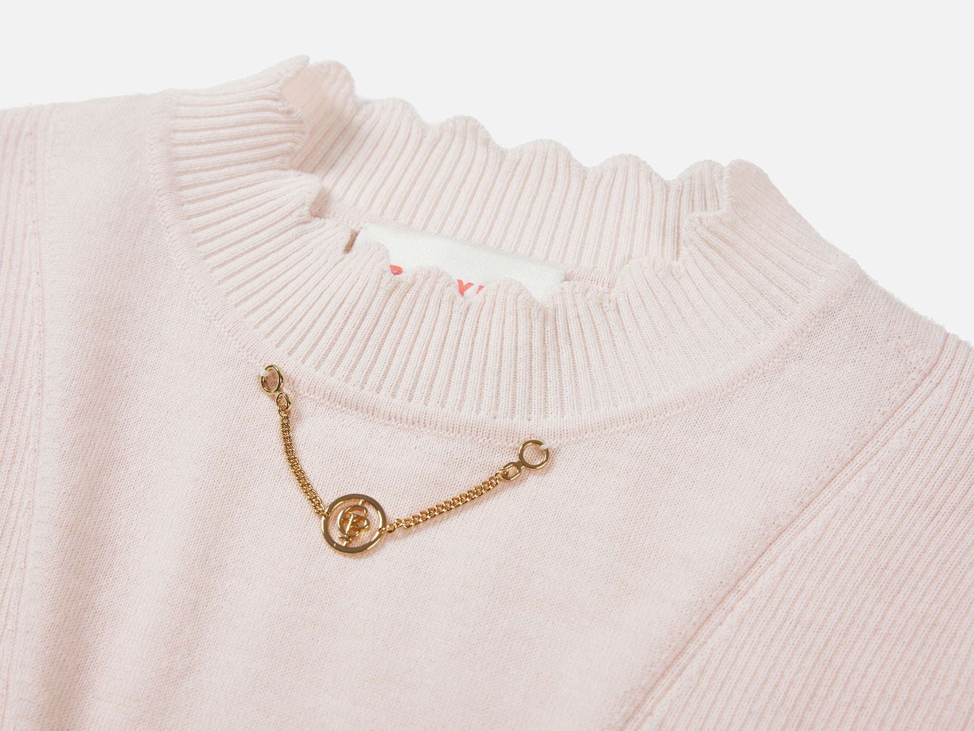 EP YAYING Wool Fit Long-seleves Sweater Top
