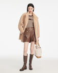 EP YAYING Ribbed Knit Top