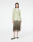 EP YAYING Ruffle-Collar Blouse