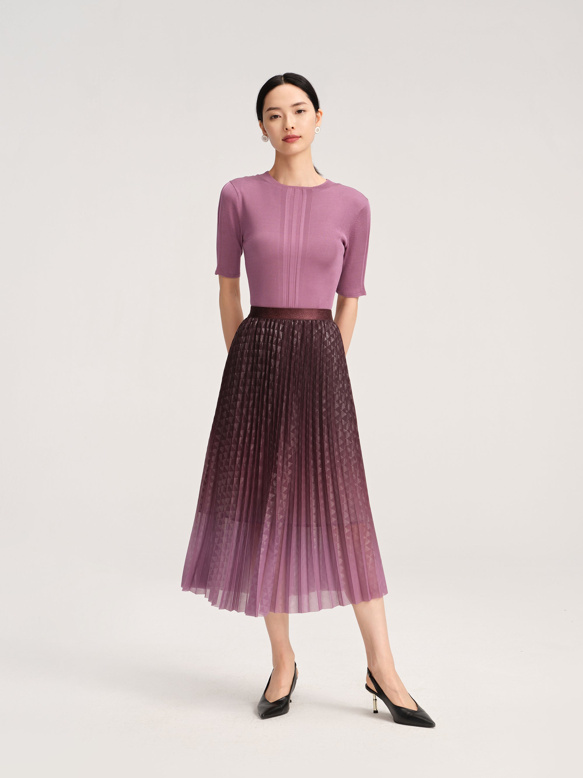 YAYING Silky Knitted Top